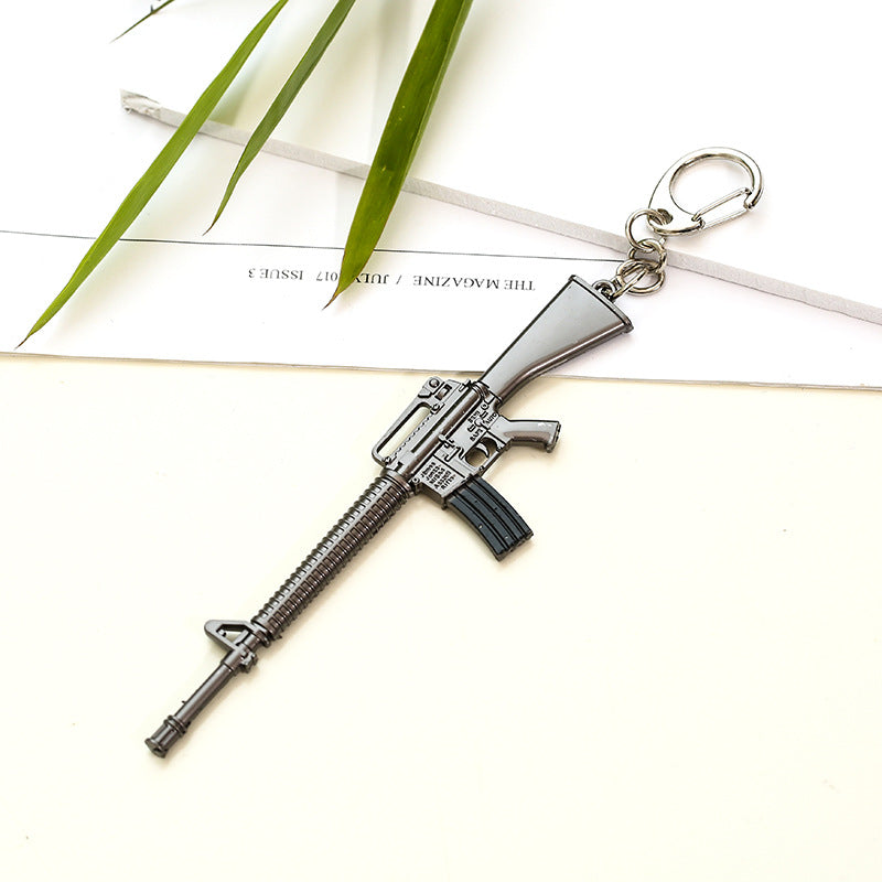 1PC PUBG Game Guns Keychain