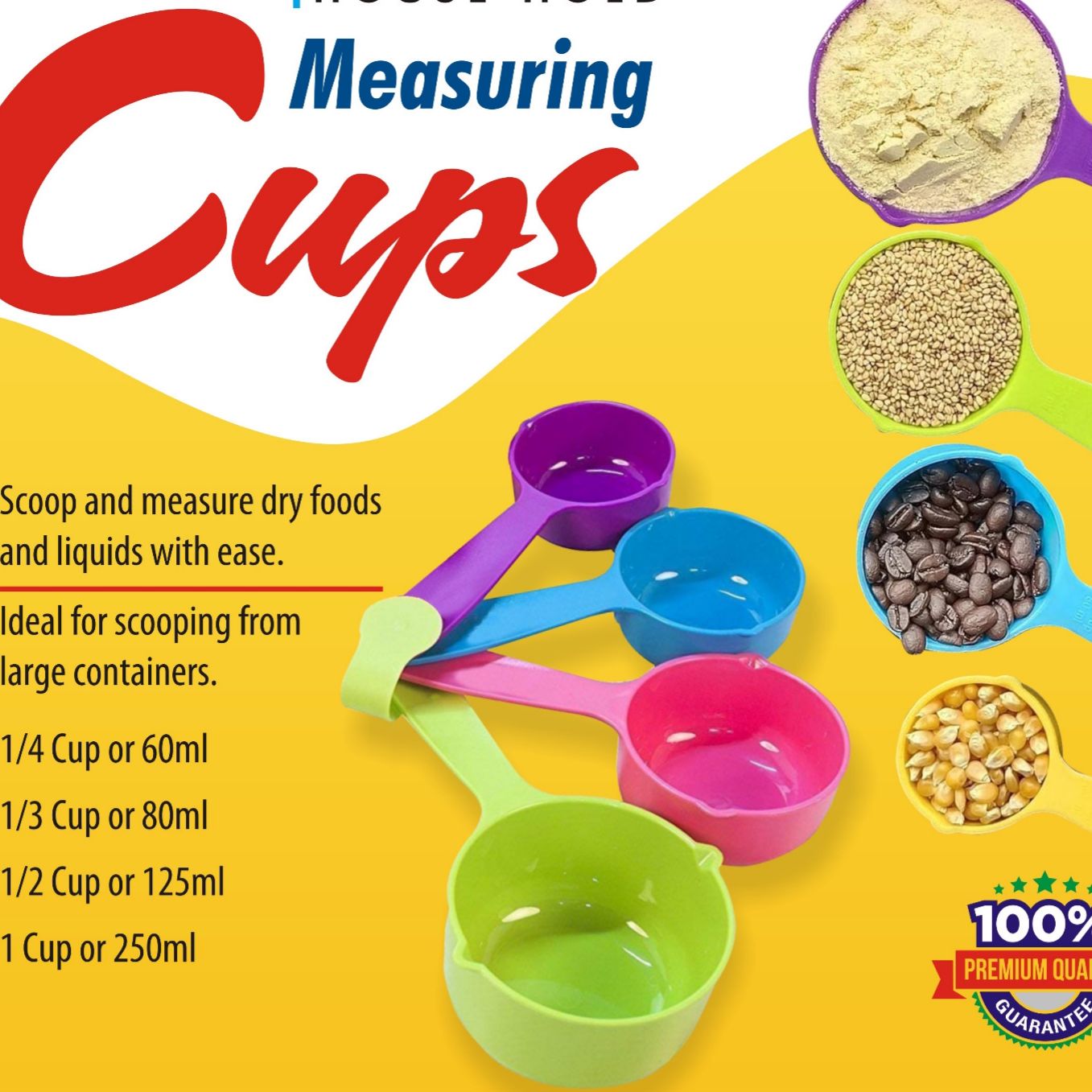 4 in 1 Measuring Spoon Set