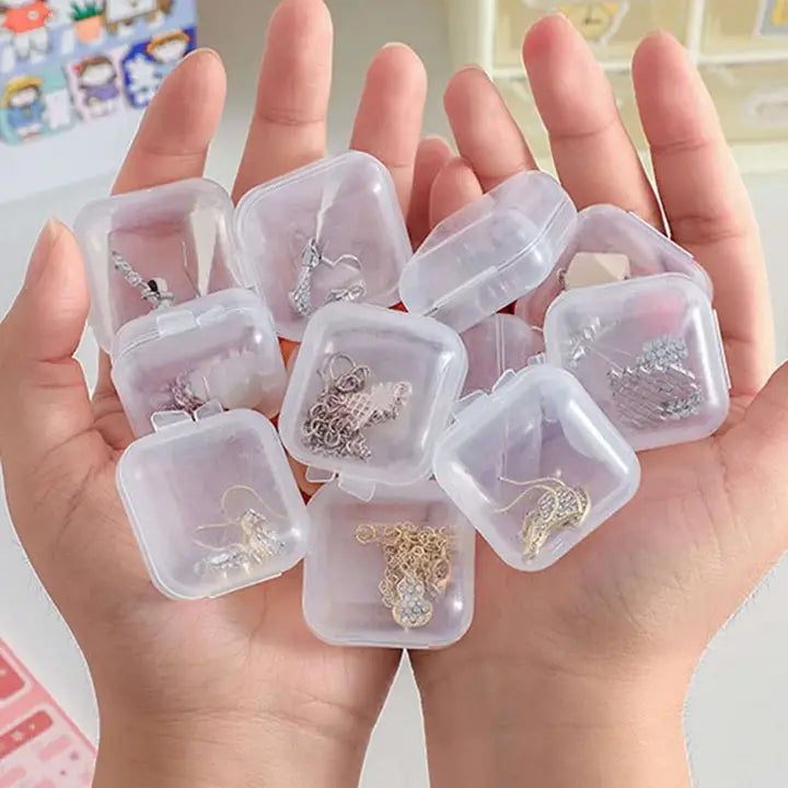 Transparent Mini Jewelry Storage Box