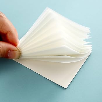 50 Sheets Transparent Sticky Notes