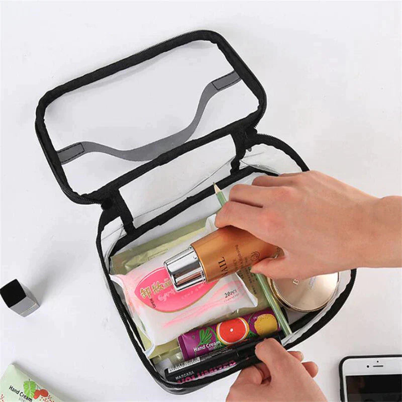 Waterproof Transparent PVC Bath Cosmetic Bag