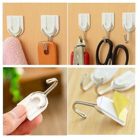 6Pc Self-Adhesive Powerful Mini Hooks